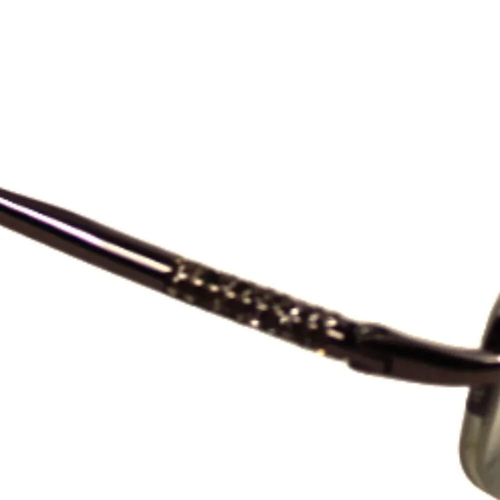 Celine Dion CD8033 Half Rim Oval Beta Bronze Gunmetal Titanium Eyeglass Frame